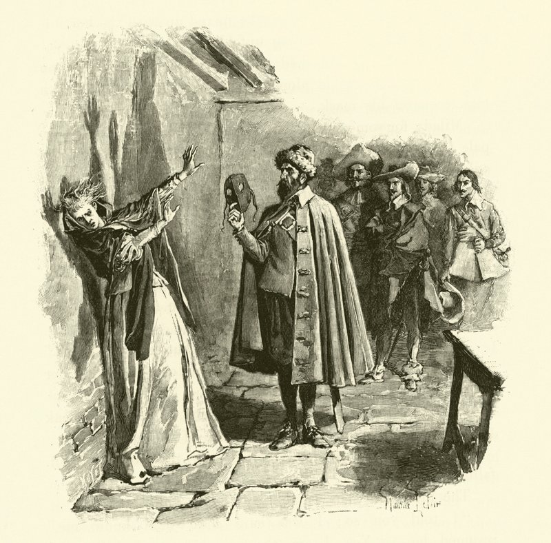 Ilustração para Os Três Mosqueteiros (gravura) de Maurice Leloir