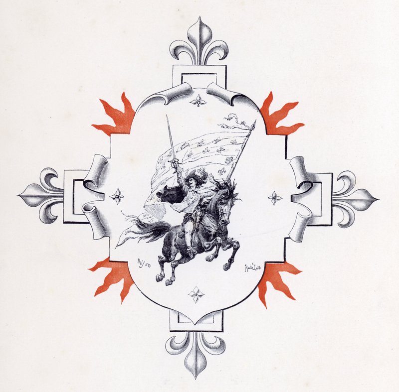 Ilustração para Os Três Mosqueteiros (gravura) de Maurice Leloir
