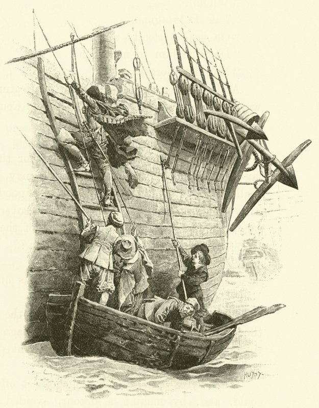 Ilustração para Os Três Mosqueteiros (gravura) de Maurice Leloir