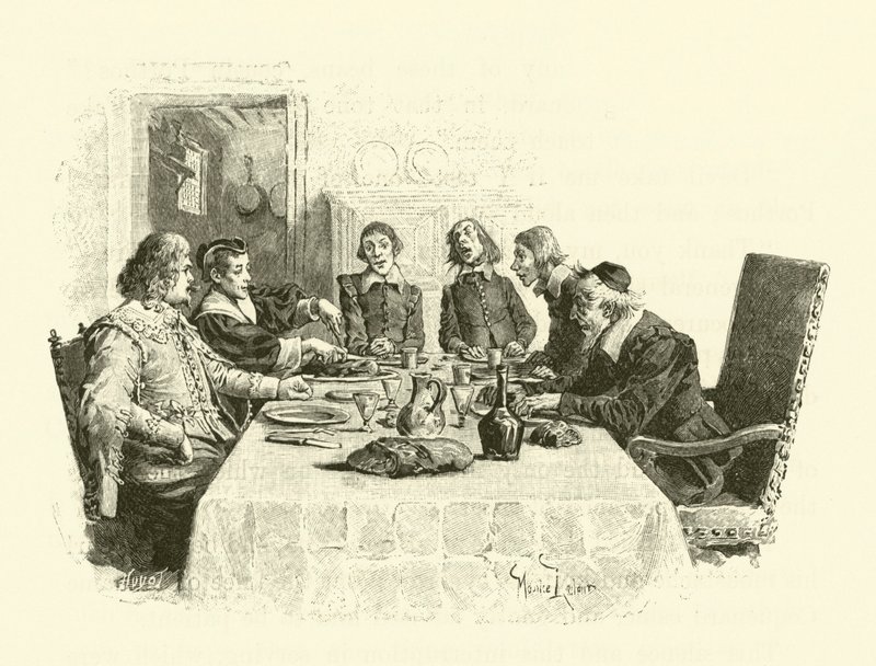 Ilustração para Os Três Mosqueteiros (gravura) de Maurice Leloir