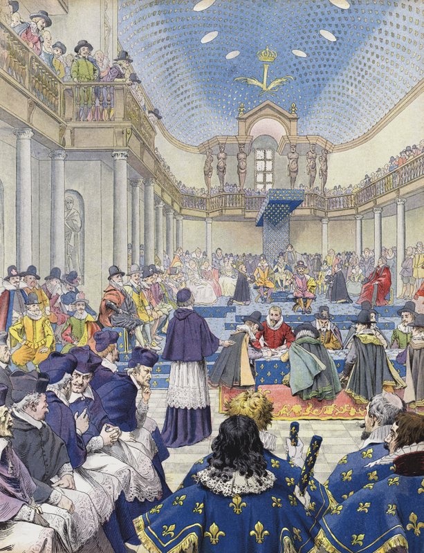 Richelieu nas propriedades gerais de 1614 de Maurice Leloir