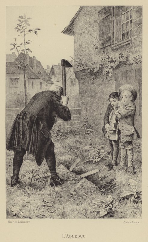 O aqueduto (gravura) de Maurice Leloir