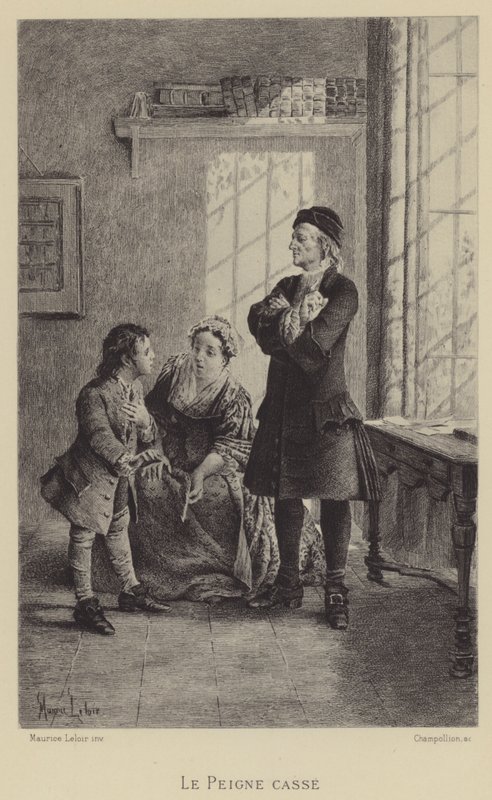 O pente partido (gravação) de Maurice Leloir