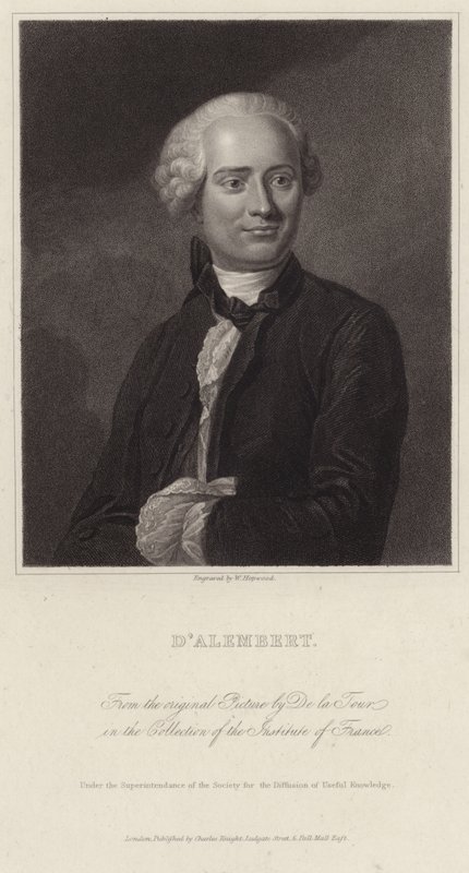 Retrato, de, john, a, redondo, de, alembert de Maurice Quentin de La Tour