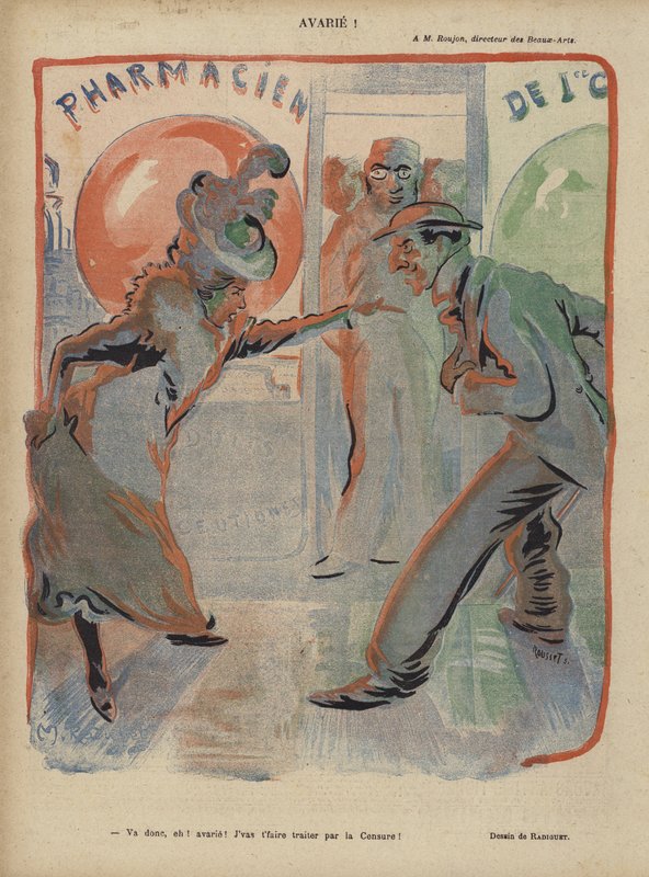 Ilustração para o riso de Maurice Radiguet