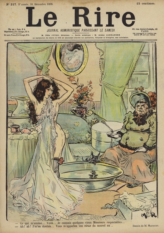 Ilustração para o riso de Maurice Radiguet
