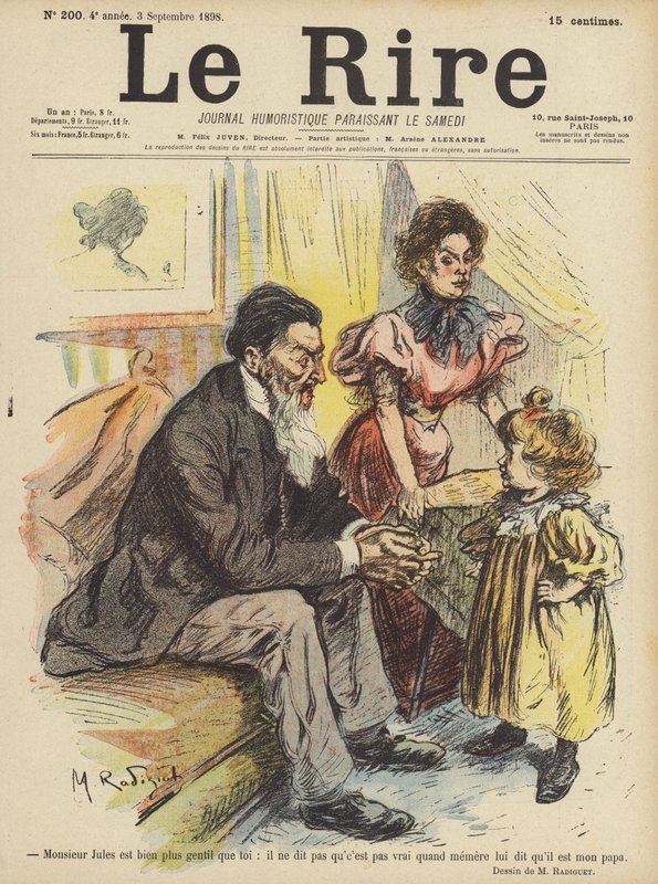 Ilustração para o riso de Maurice Radiguet