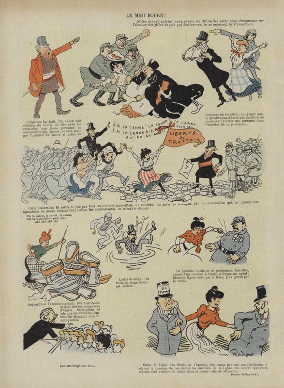 O midi vermelho. Ilustração para o riso de Maurice Radiguet