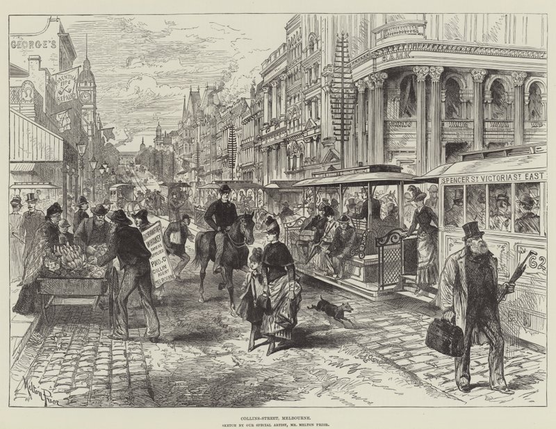 Collins-Street, Melbourne de Melton Prior