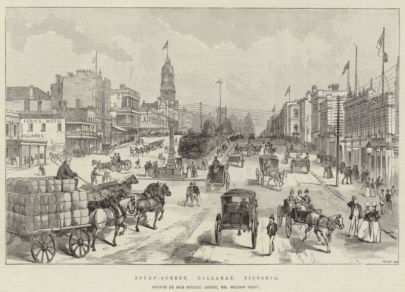Rua Sturt, Ballarat, Victoria de Melton Prior