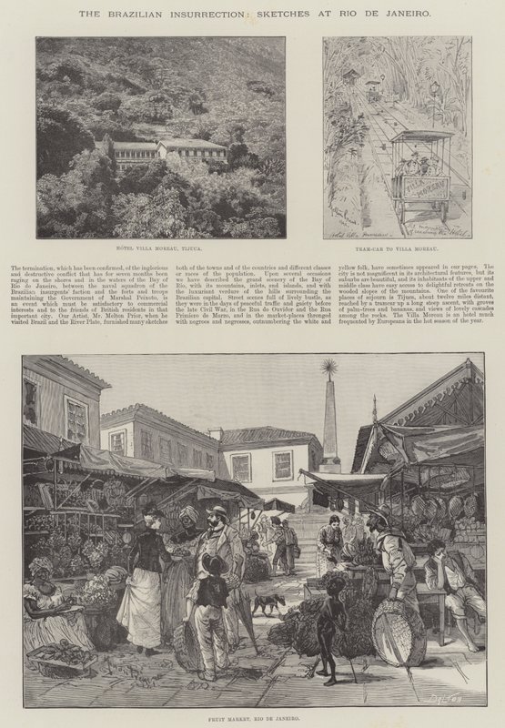 A Insurreição Brasileira, Sketches no Rio de Janeiro de Melton Prior