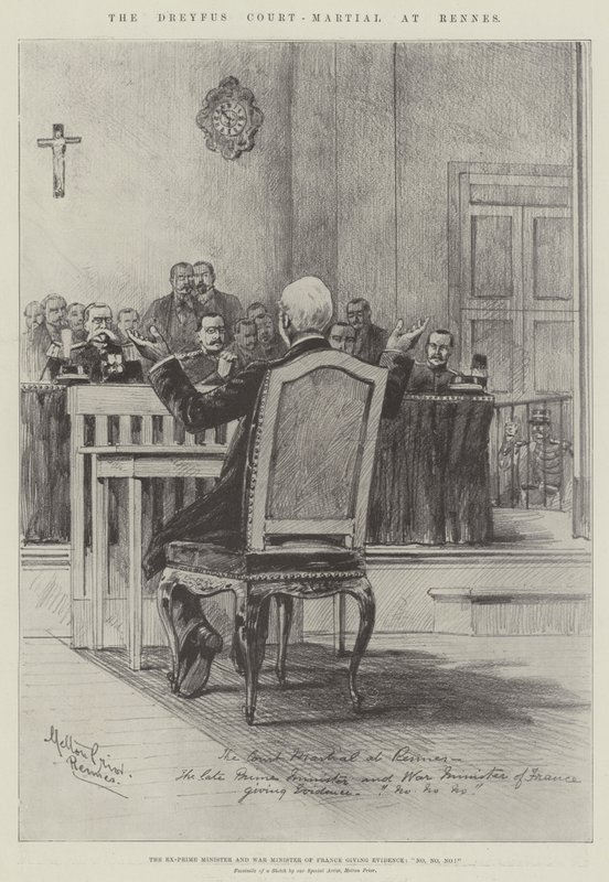 O Dreyfus Court-Martial em Rennes de Melton Prior