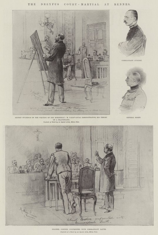 O Dreyfus Court-Martial em Rennes de Melton Prior