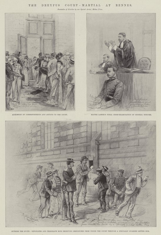 O Dreyfus Court-Martial em Rennes de Melton Prior
