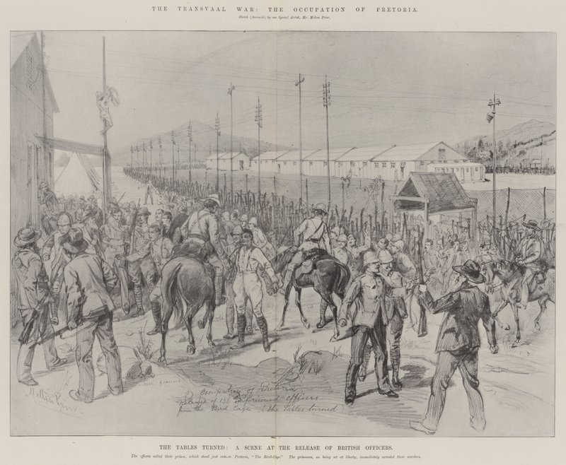 A guerra do Transvaal, a ocupação de Pretória de Melton Prior