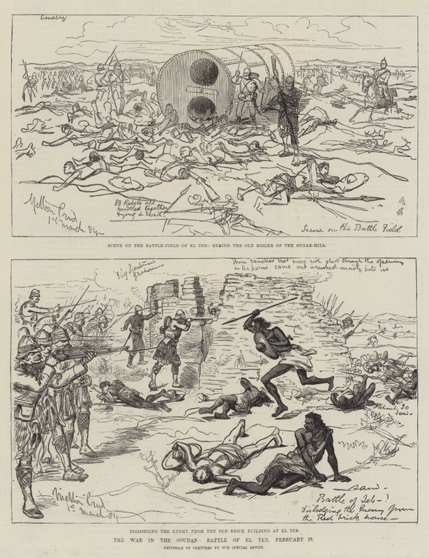 A Guerra no Sudão, Batalha de El Teb, 29 de fevereiro de Melton Prior