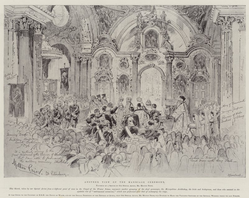 O casamento de Nicolau II, czar da Rússia de Melton Prior