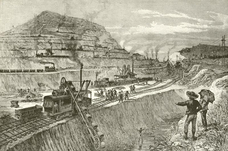 Cortando o Canal no Panamá de Melton Prior