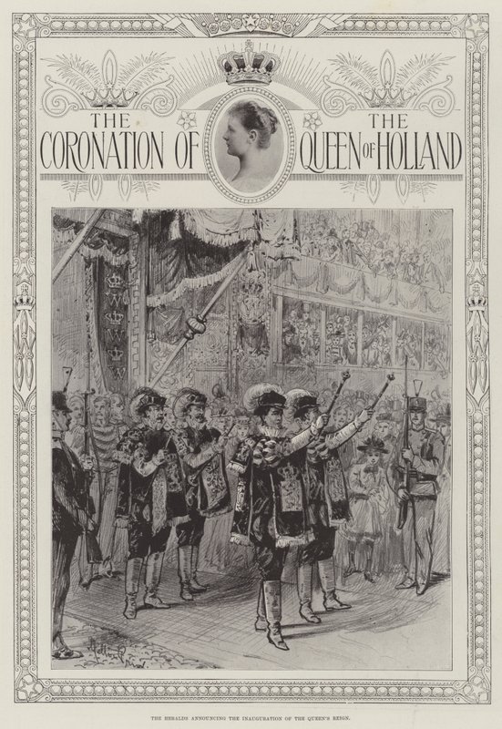 A coroação da rainha da Holanda de Melton Prior