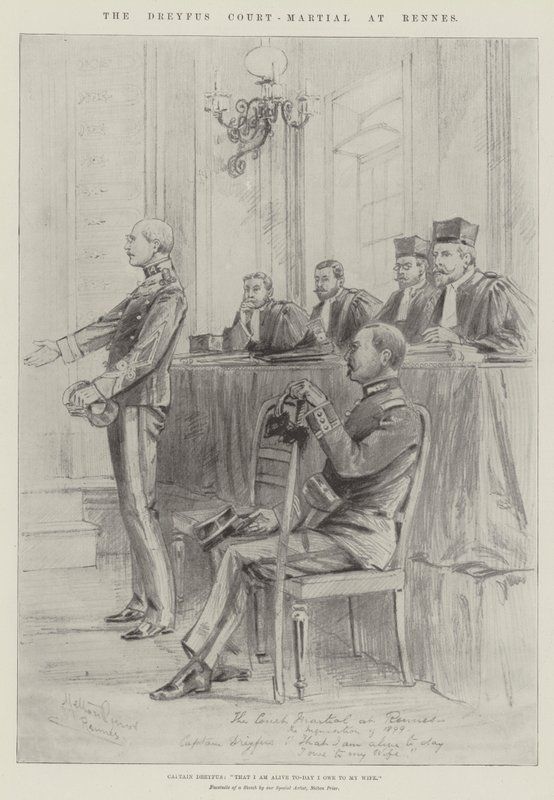 O Dreyfus Court-Martial em Rennes de Melton Prior