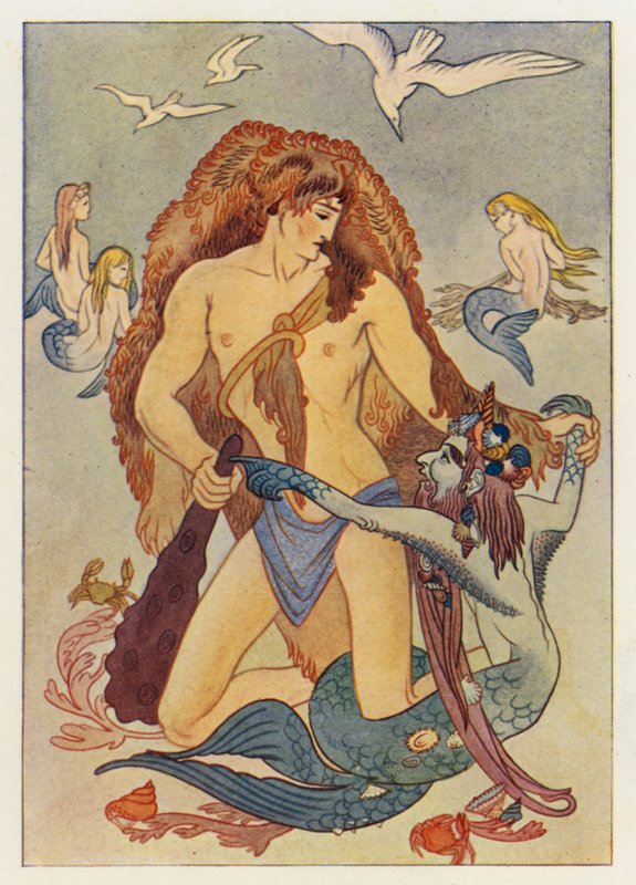 Hércules e o velho do mar de Merlyn Mann