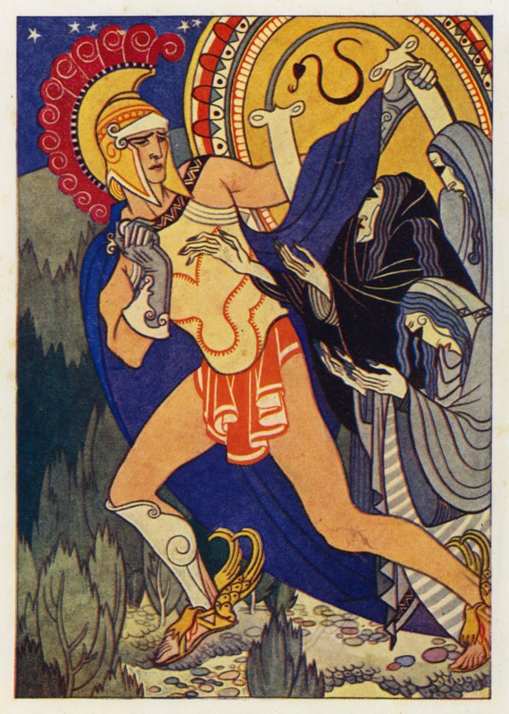 Perseu e as três mulheres cinzas de Merlyn Mann