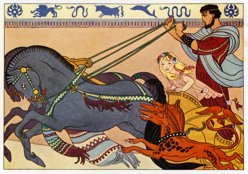 Plutão, Proserpina e Cerberus de Merlyn Mann