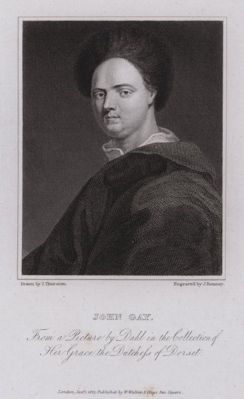 John Gay, poeta e dramaturgo inglês de Michael Dahl
