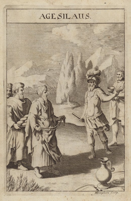 Agesilau II, rei espartano e general de Michael Burghers