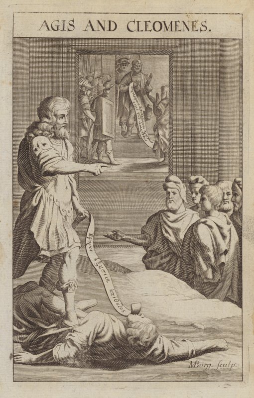 Agis IV e Cleomenes III, reis espartanos de Michael Burghers