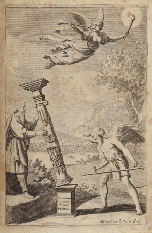 Ilustração para Plutarchs Lives de Michael Burghers