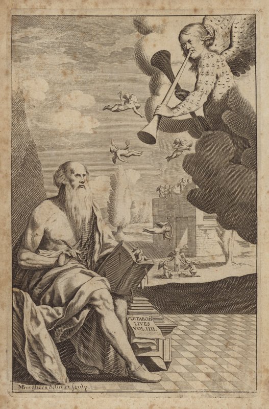 Ilustração para Plutarchs Lives de Michael Burghers