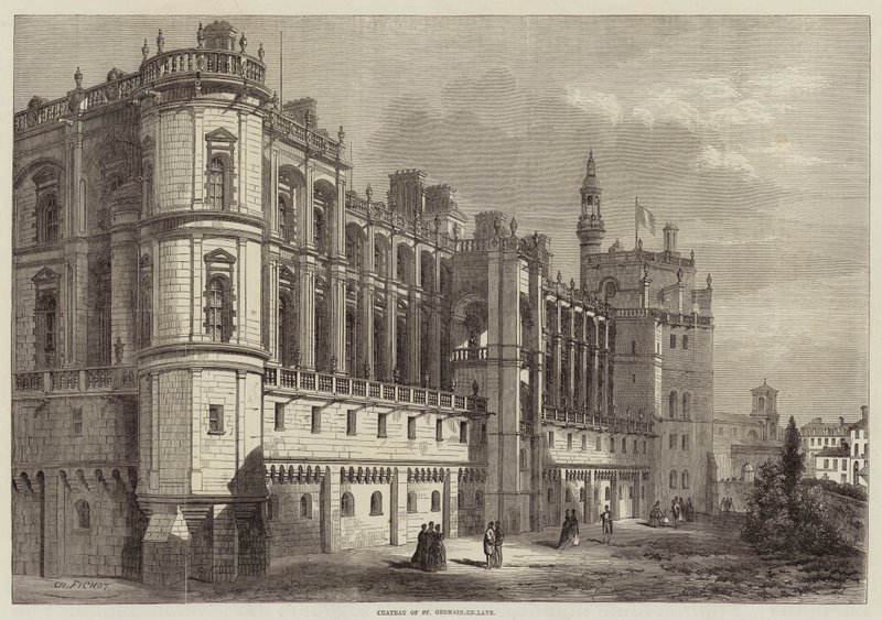 Castelo de St. Germain-en-Laye de Michel Charles Fichot