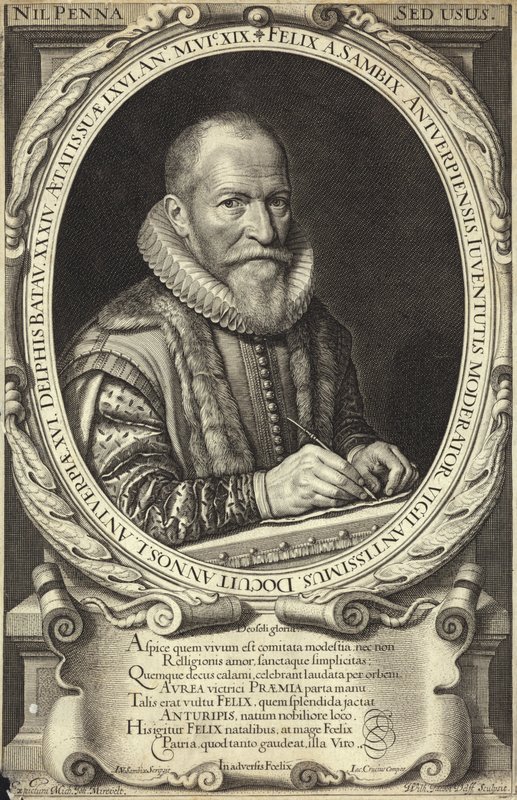 Retrato de Felix de Sambix de Michiel Jansz van Mierevelt