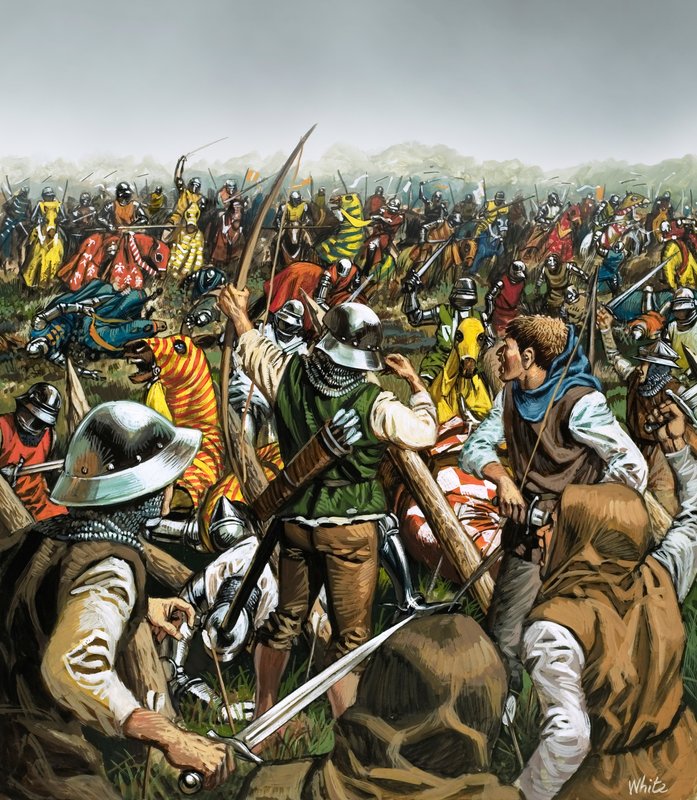 Batalha de Agincourt de Mike (20th century) White
