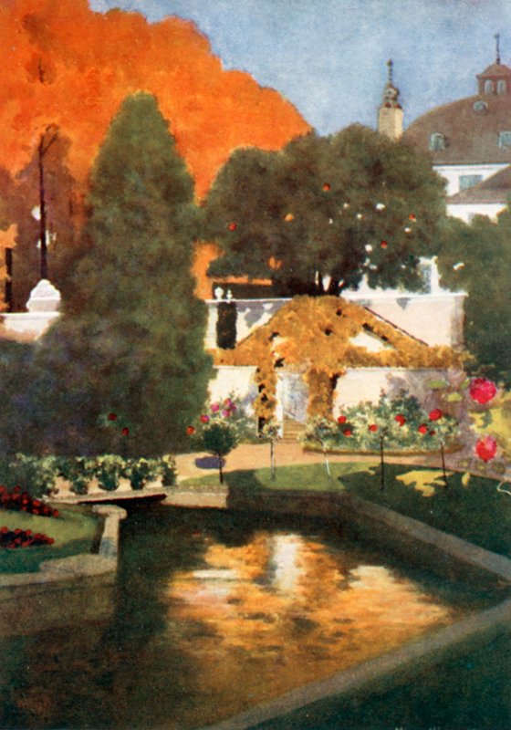 Castelo de Fredensborg, do jardim de mármore de Mima Nixon
