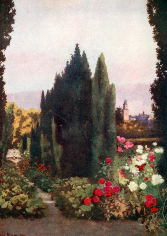 O jardim de rosas, Friedrichshof de Mima Nixon