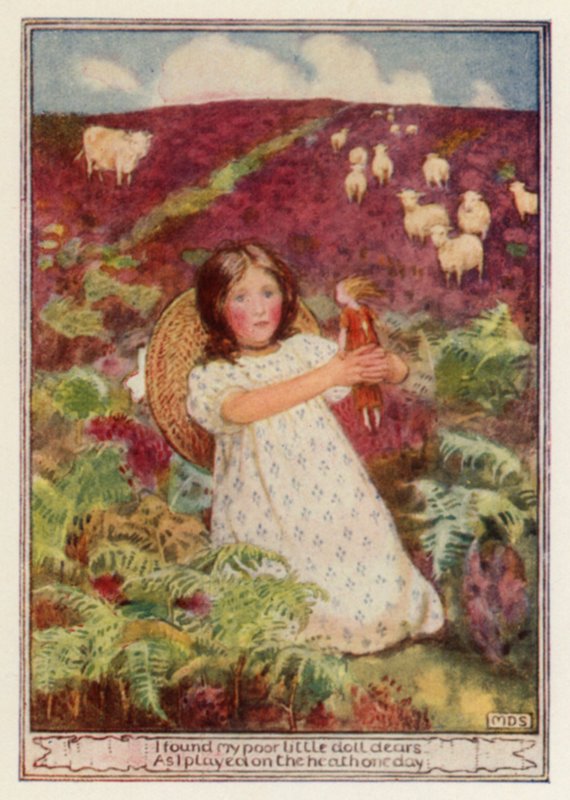 Minha Boneca Pequena, poema de Charles Kingsley (cor litho) de Minnie Didbin Spooner