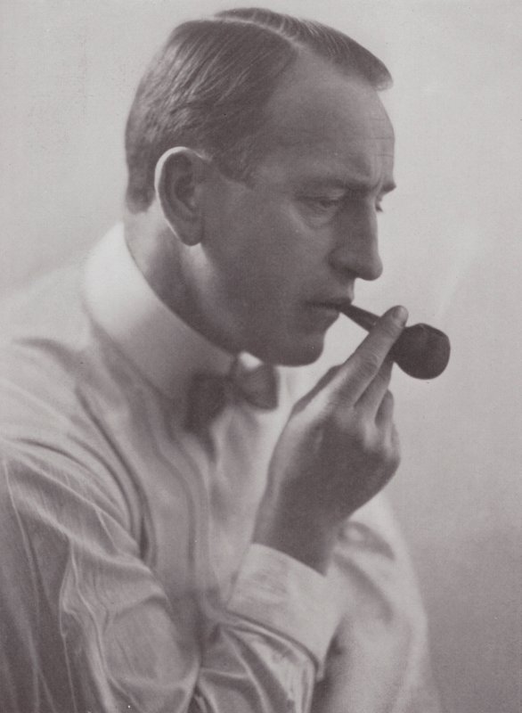 Max Pechstein, pintor expressionista alemão (fotografia a preto e branco) de Minya Diez Duhrkoop