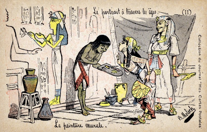 Arte egípcia de Moloch