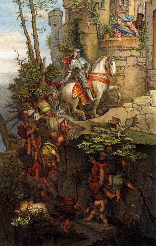 O passeio de Kuno von Falkenstein de Moritz Ludwig von Schwind