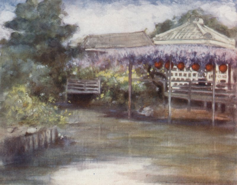 Um jardim de Mortimer Ludington Menpes