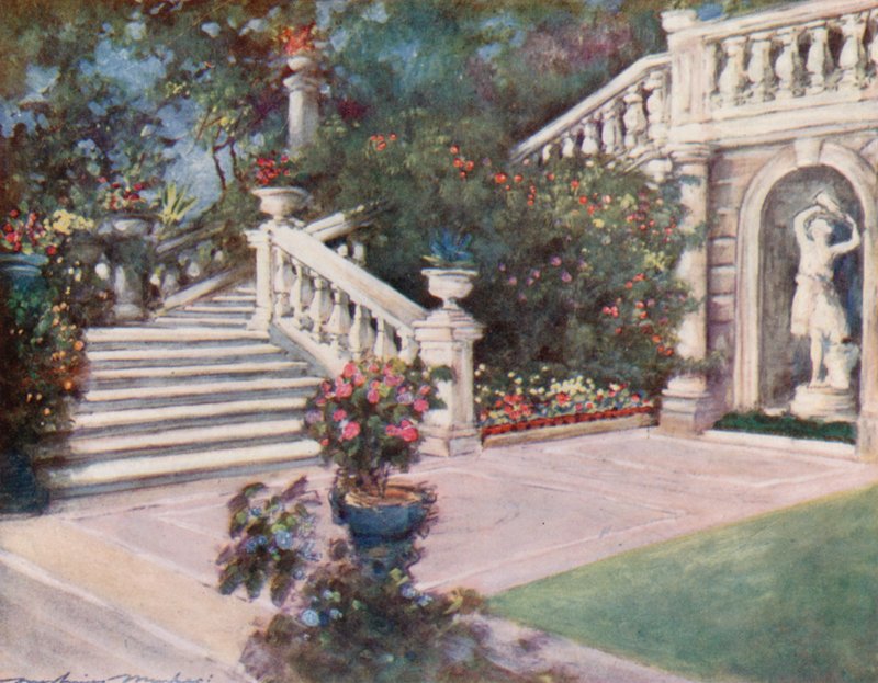 Um jardim, Roma de Mortimer Ludington Menpes