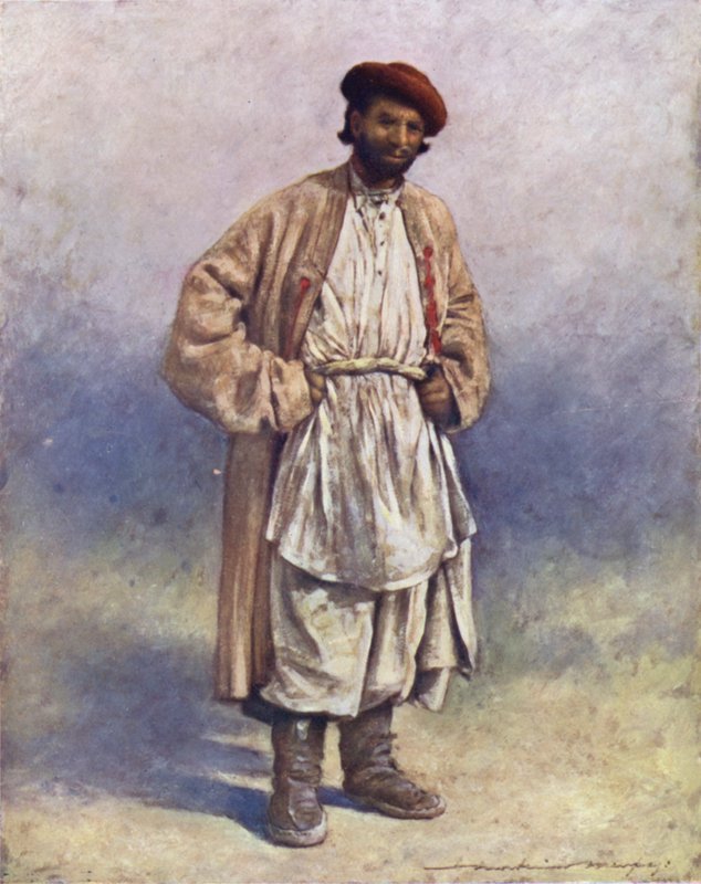 Um Hindoo Hill-pastor da Caxemira de Mortimer Ludington Menpes