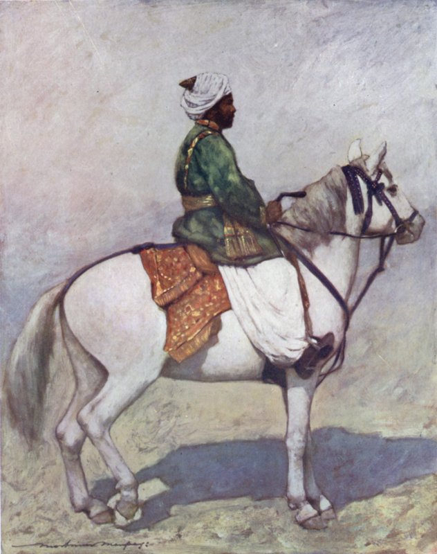 Um cavaleiro de Pathan de Mortimer Ludington Menpes