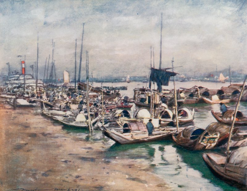 Uma cena do rio de Mortimer Ludington Menpes