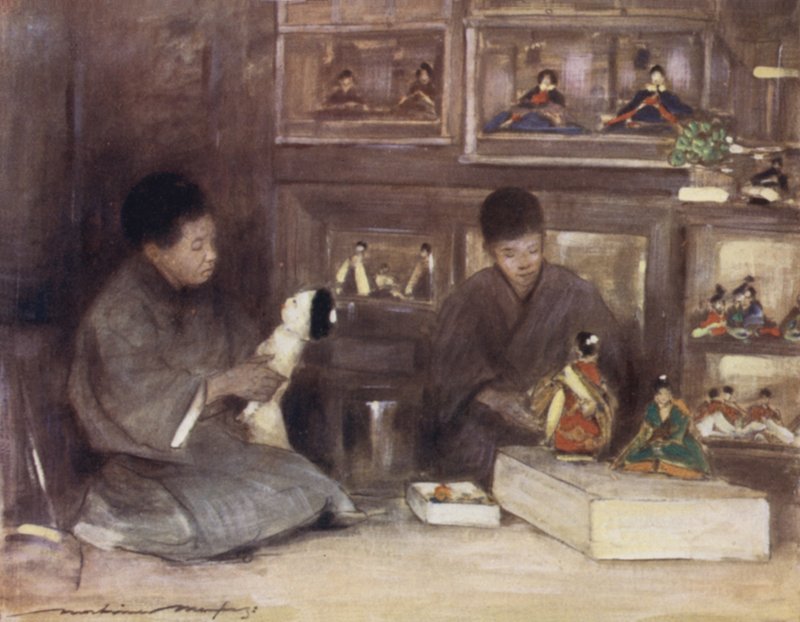 Uma loja de brinquedos de Mortimer Ludington Menpes
