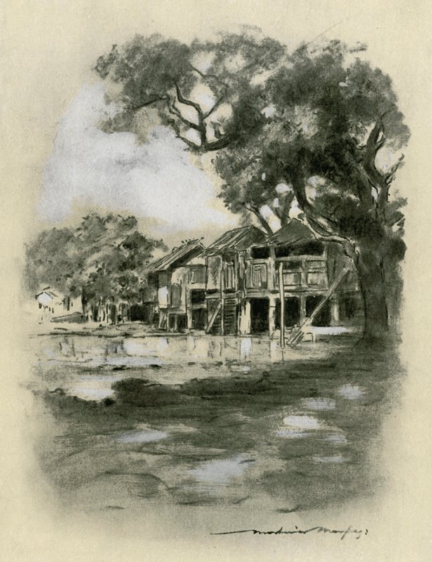 Uma vila rural de Mortimer Ludington Menpes