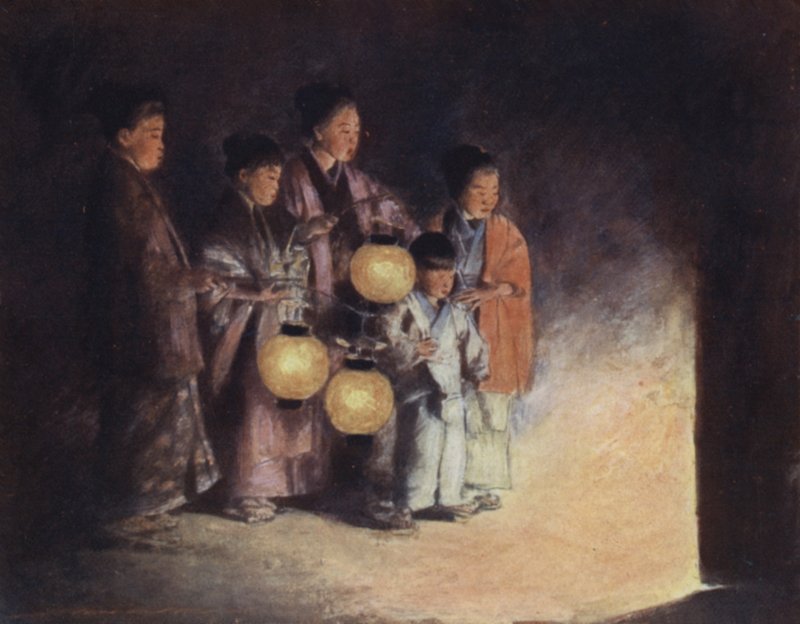 À luz da lanterna de Mortimer Ludington Menpes