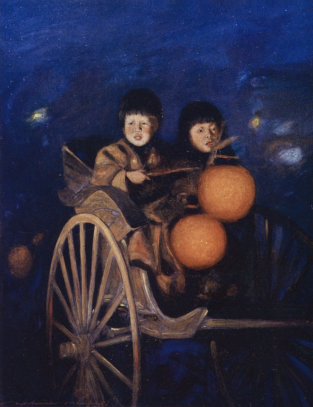 À luz das lanternas de Mortimer Ludington Menpes